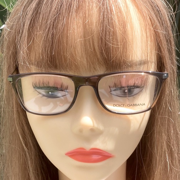 New Dolce & Gabbana Men’s Cafe Brown Eyeglasses. No case - Picture 5 of 11